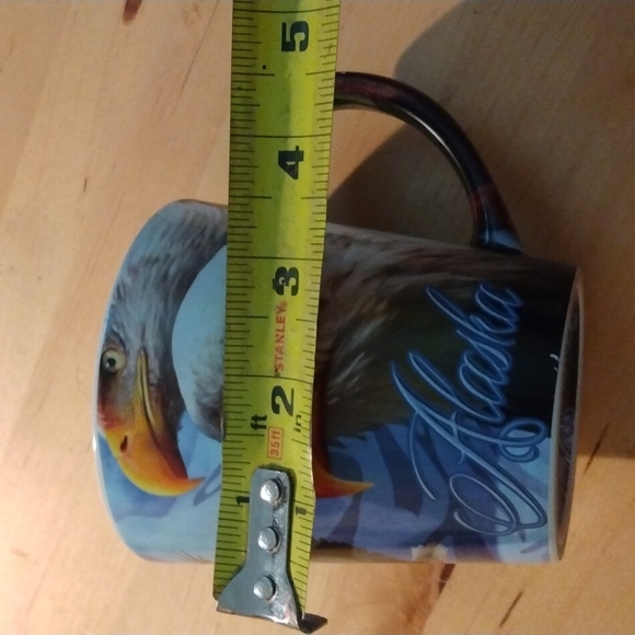Coffee or Tea Cup Alaska with Eagle Print - Picture 12 of 13